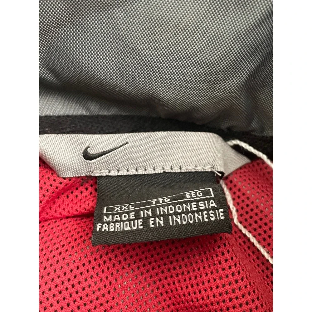Vintage Y2K Nike Anorak 1/2 Zip Windbreaker Hoodie XXL Gray Center Swoosh